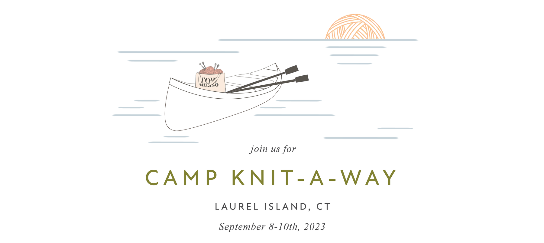 Join us for Camp Knit-a-way in Connecticut