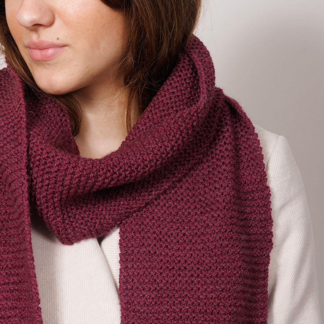 Garter Stitch Scarf Kit