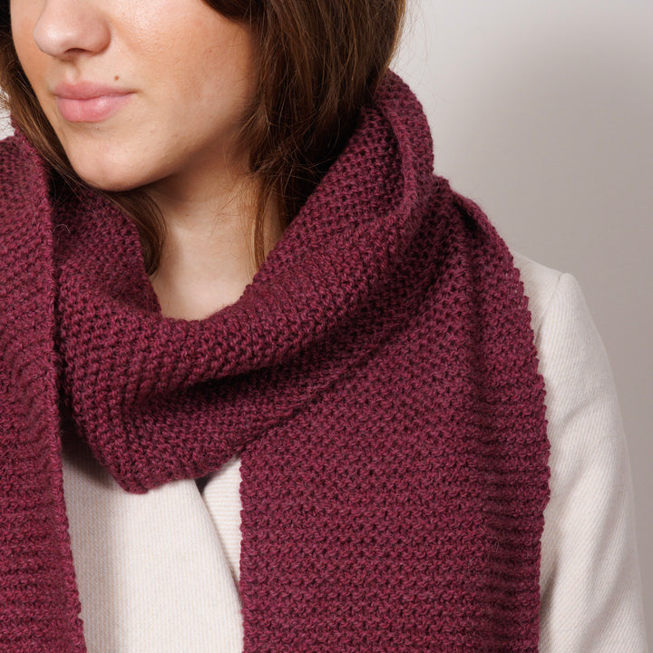 Garter Stitch Scarf Kit