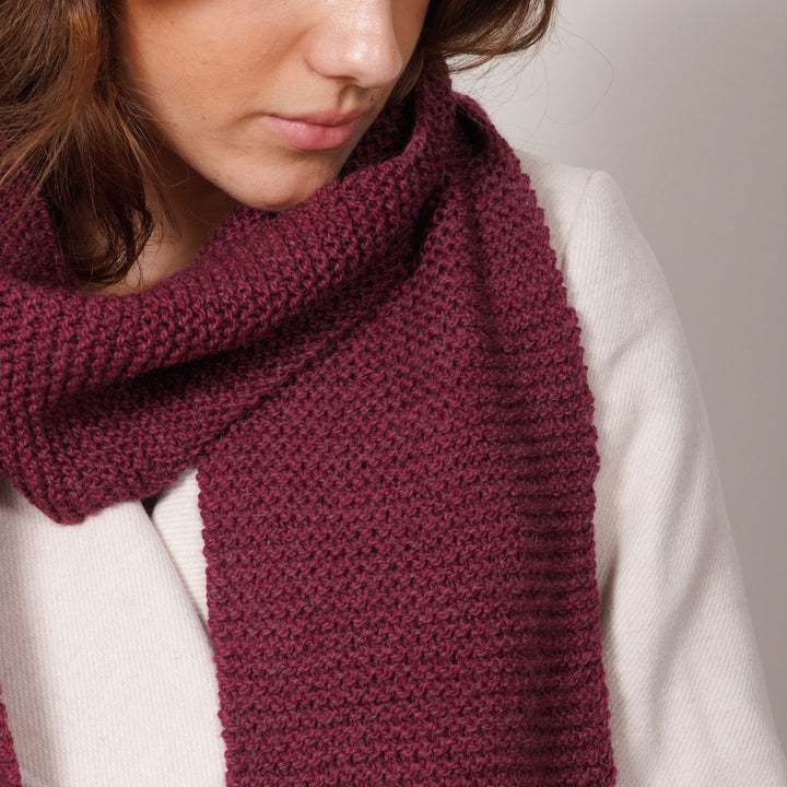 Garter Stitch Scarf Kit