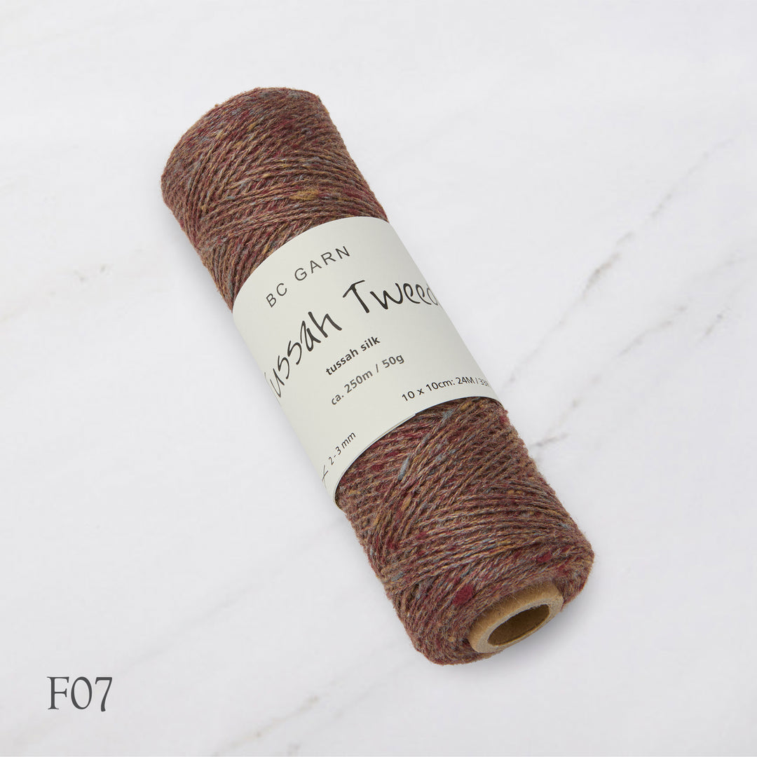 Tussah Tweed (100% silk)