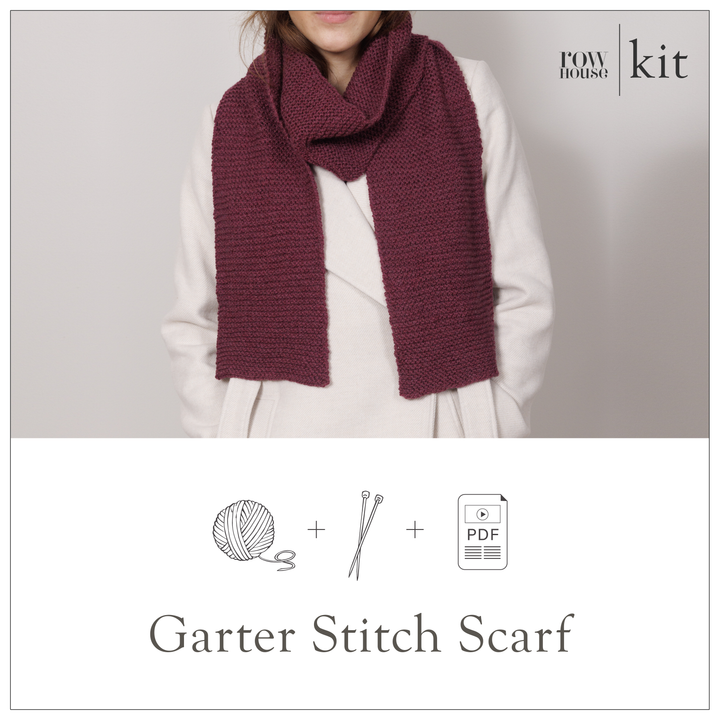 Garter Stitch Scarf Kit