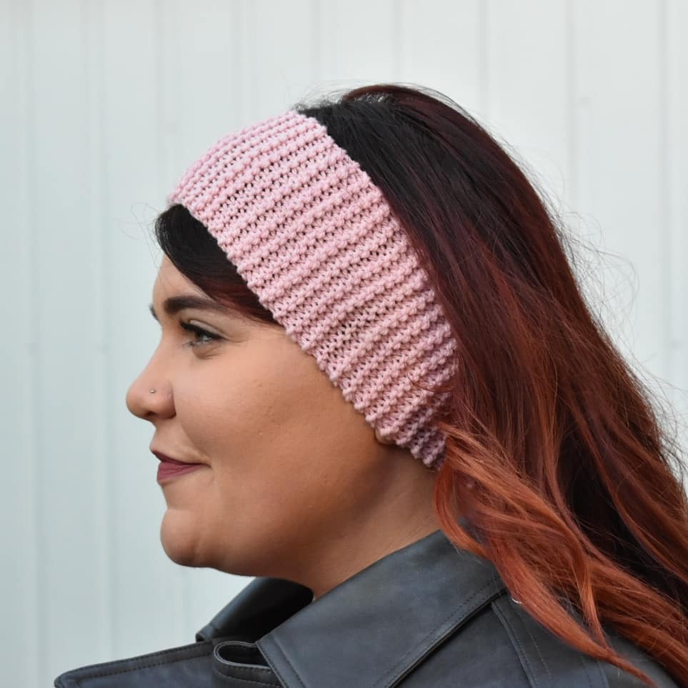 Garter Stitch Headband Free Pattern