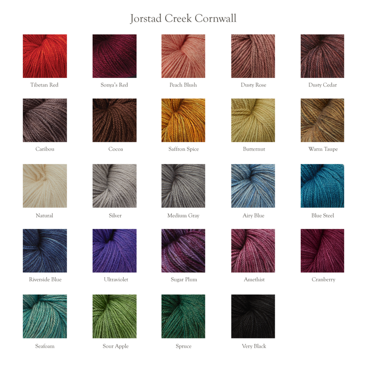 Cornwall (70% wool, 10% cashmere, 20% silk)