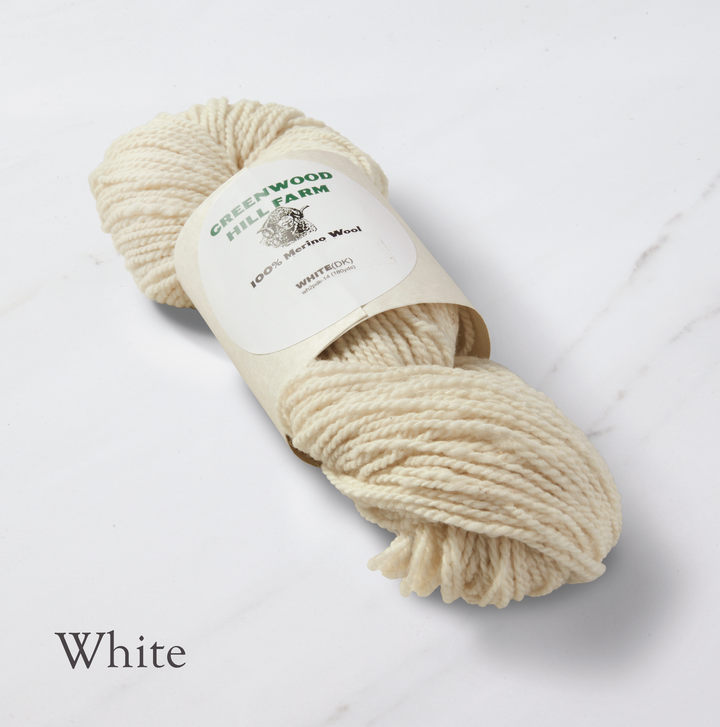 Greenwood Hill Farm Undyed DK (100% wool)