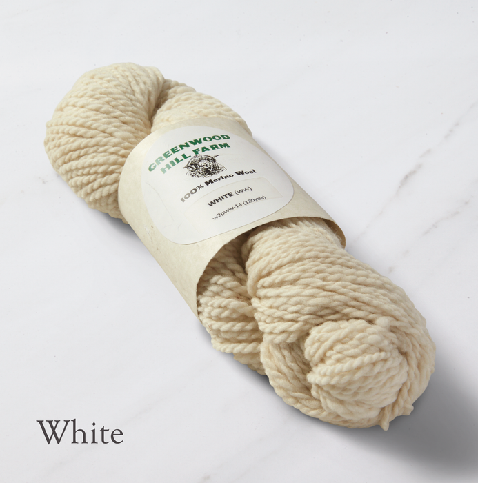 Greenwood Hill Farm Undyed Worsted (100% wool)