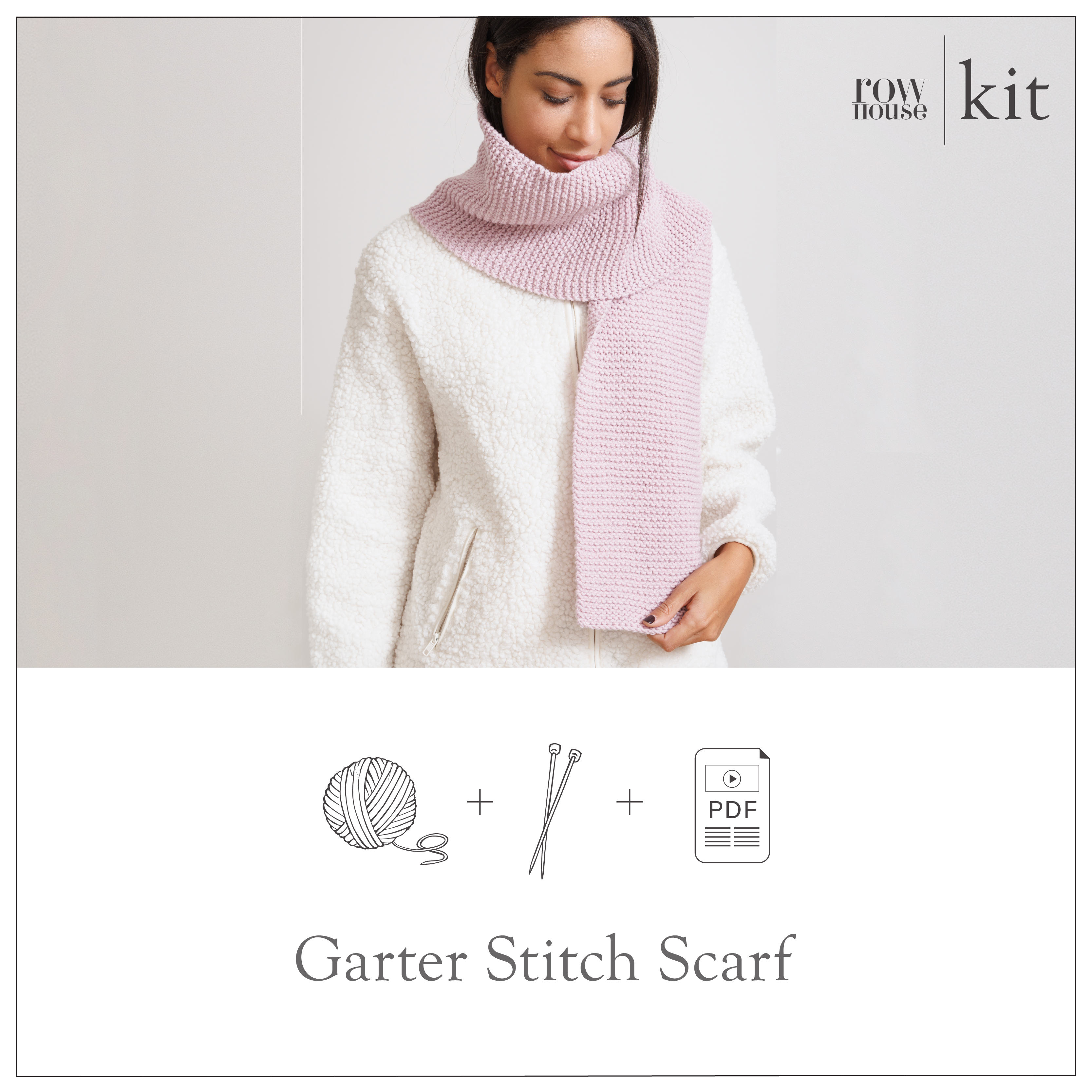 Garter Scarf Needle How To Knit A Scarf With One Needle Garter