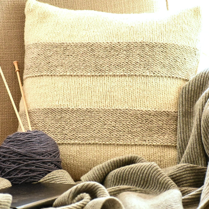 Knit Your Nest - Our Nap Time Pillow Design