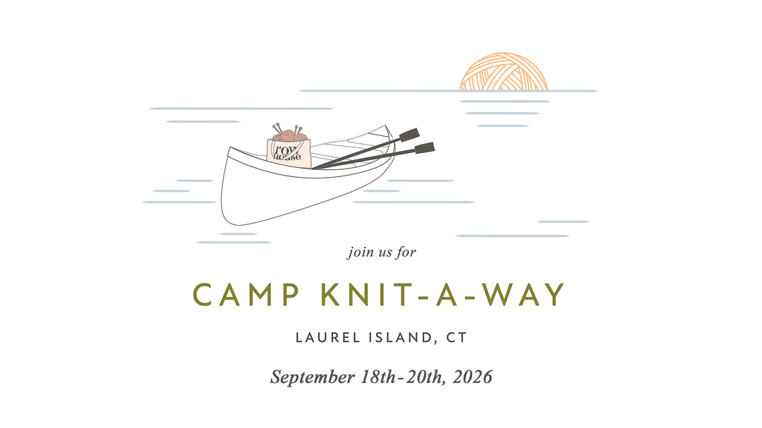 Join Tanis Gray at Camp Knit-a-way from September 18th to 20th!