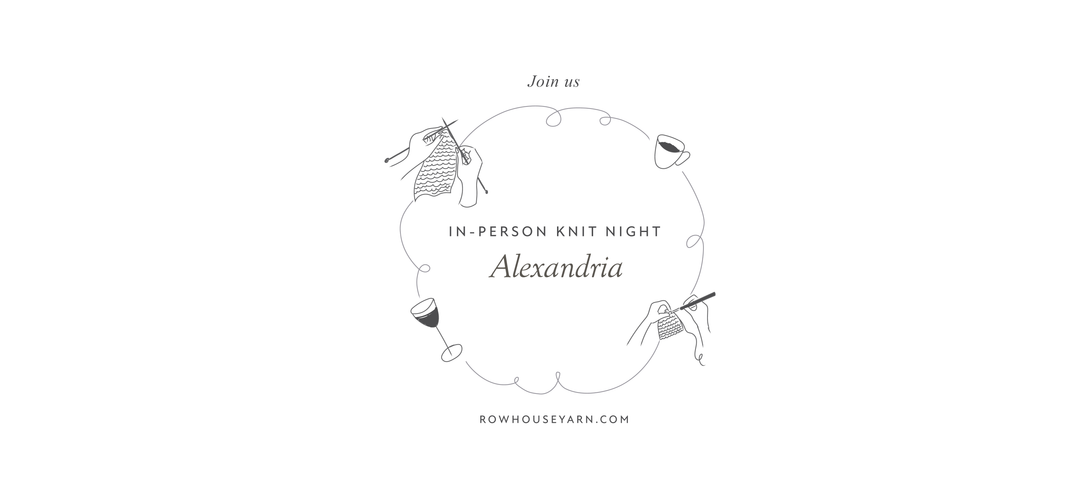 Join us for the Knit (or Crochet) Night in Alexandria VA on March 4th!
