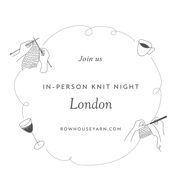 Join us for a Knit (or Crochet) Night in London on October 17th!