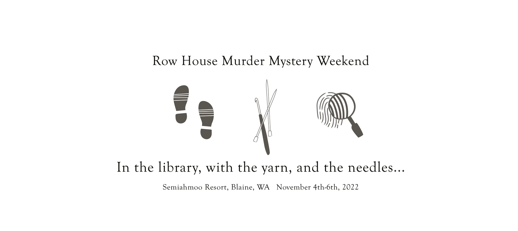 Join Us for a Murder Mystery Weekend Knitting Event