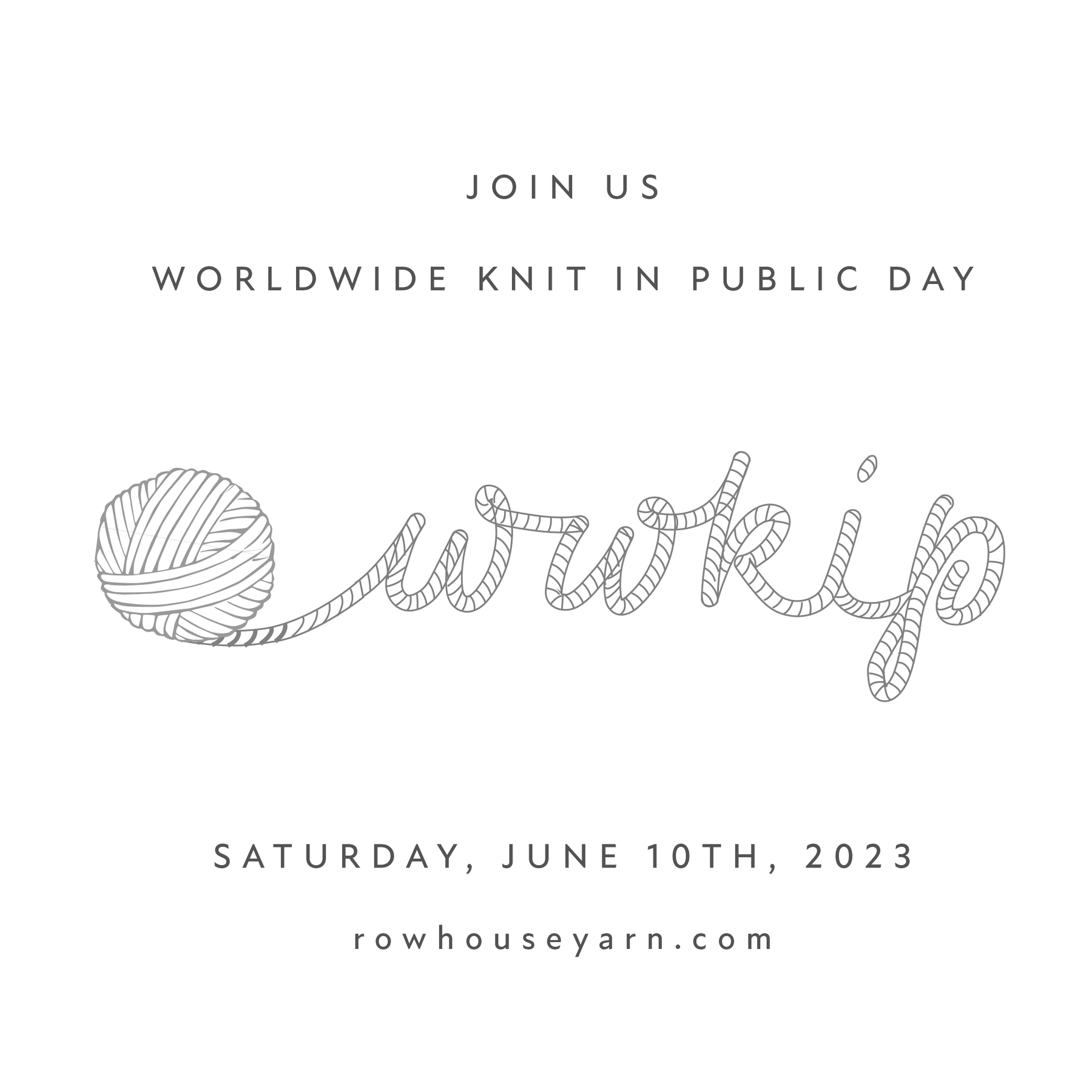 Join us in Seattle on June 10th for Worldwide Knit in Public Day 2023!