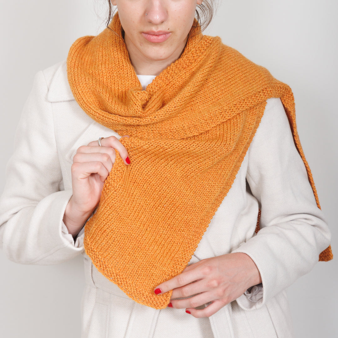 Stockinette Stitch Scarf Free Pattern