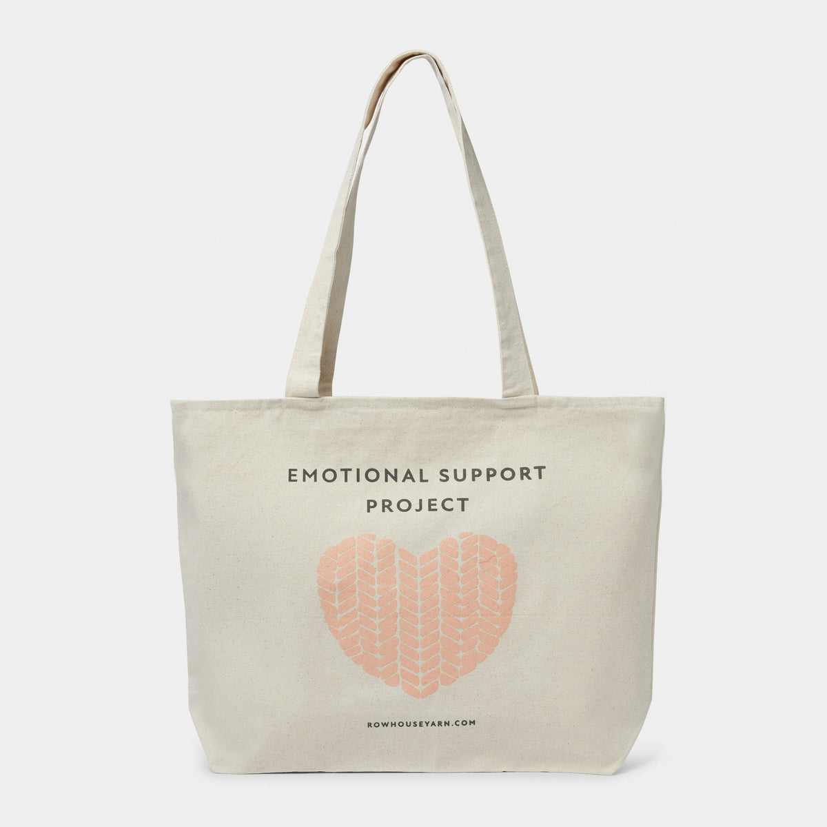 Emotional Support Project Tote Bag — Row House Yarn