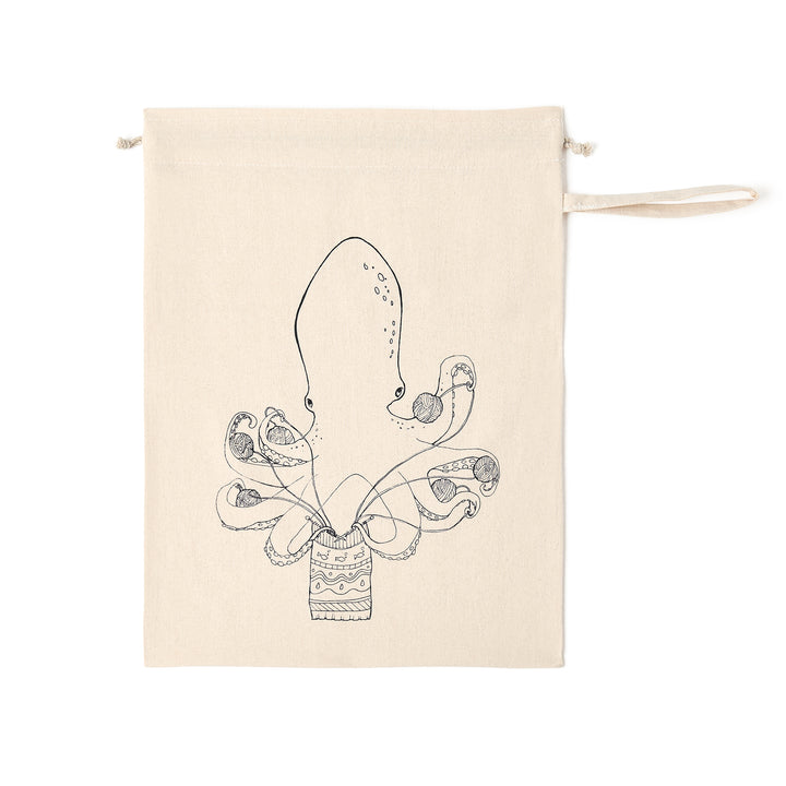 Knitting Octopus Project Bag