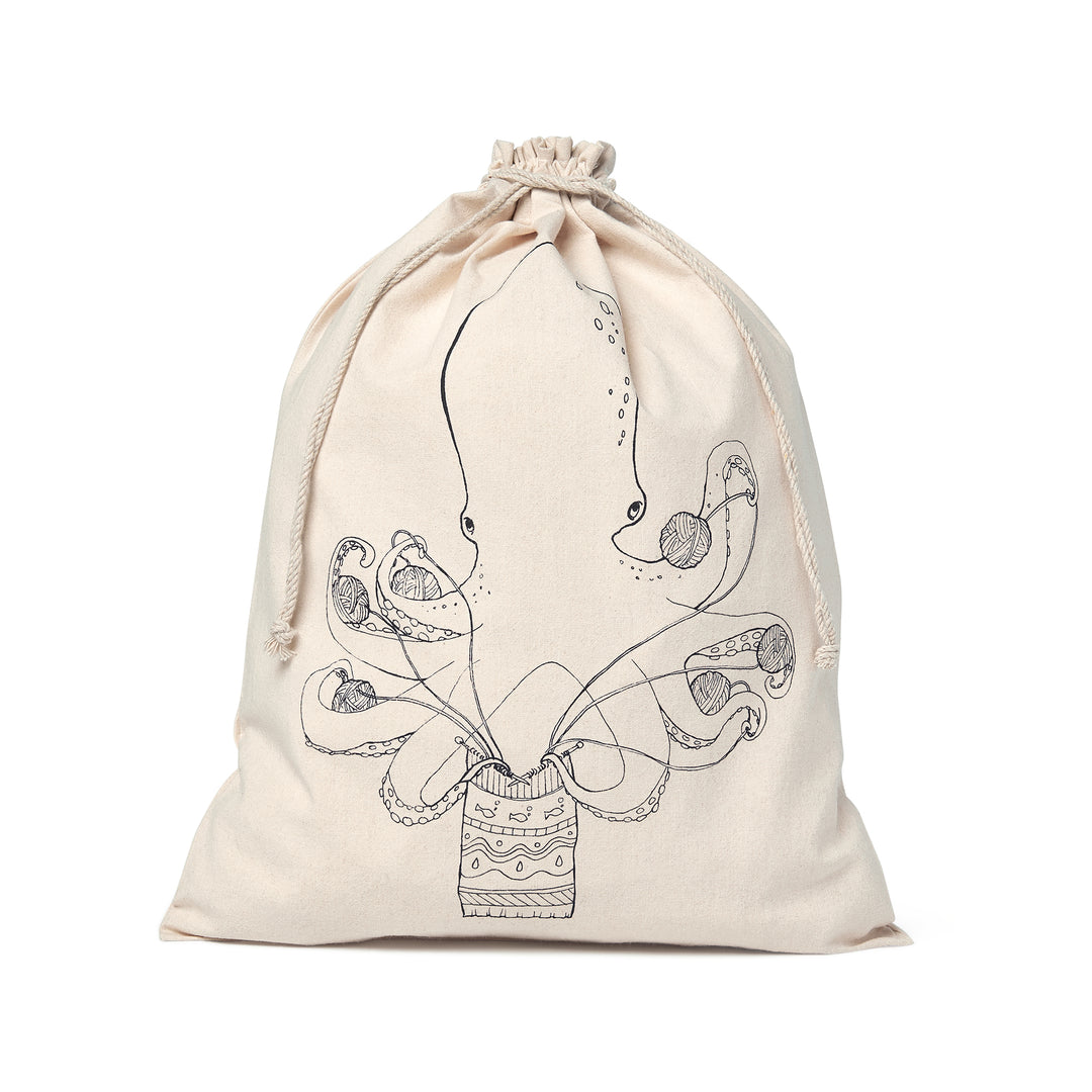 Knitting Octopus Project Bag