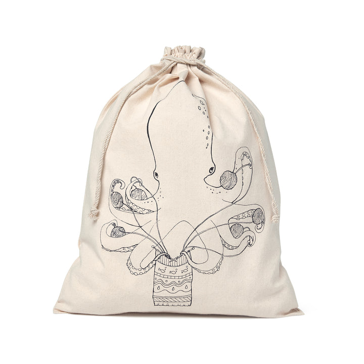 Knitting Octopus Project Bag