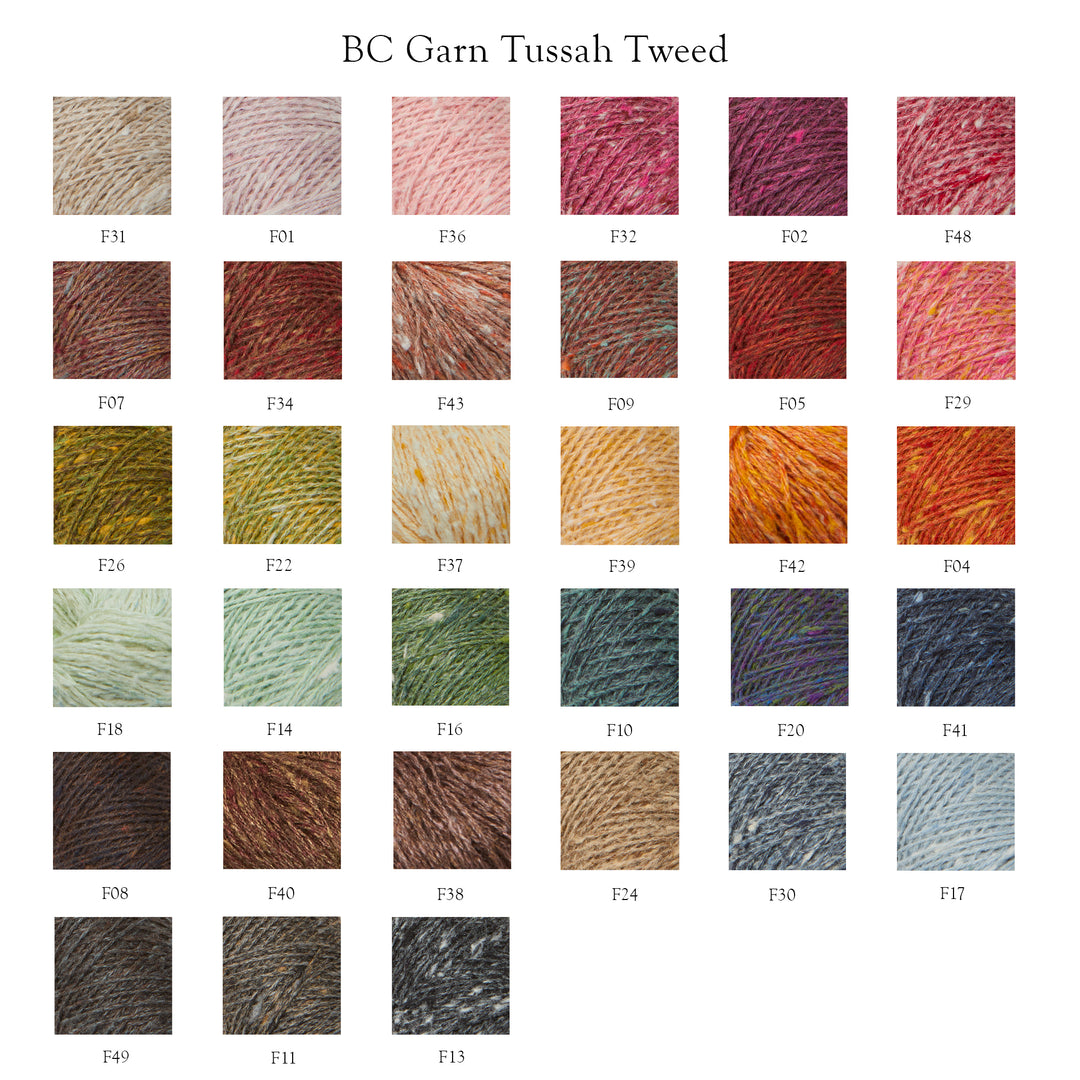 Tussah Tweed (100% silk)