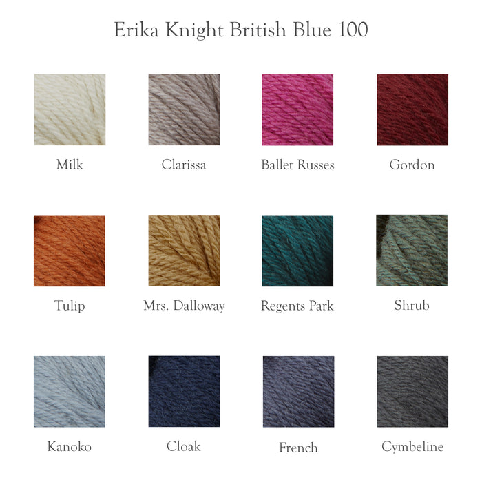 British Blue 100 (100% wool)