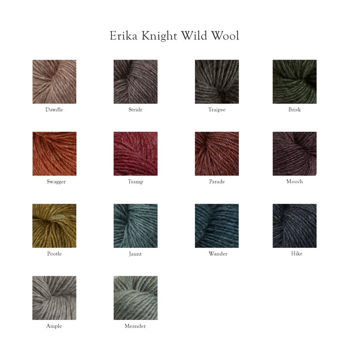 Wild Wool (85% wool, 15% viscose/nettle) – Row House Yarn