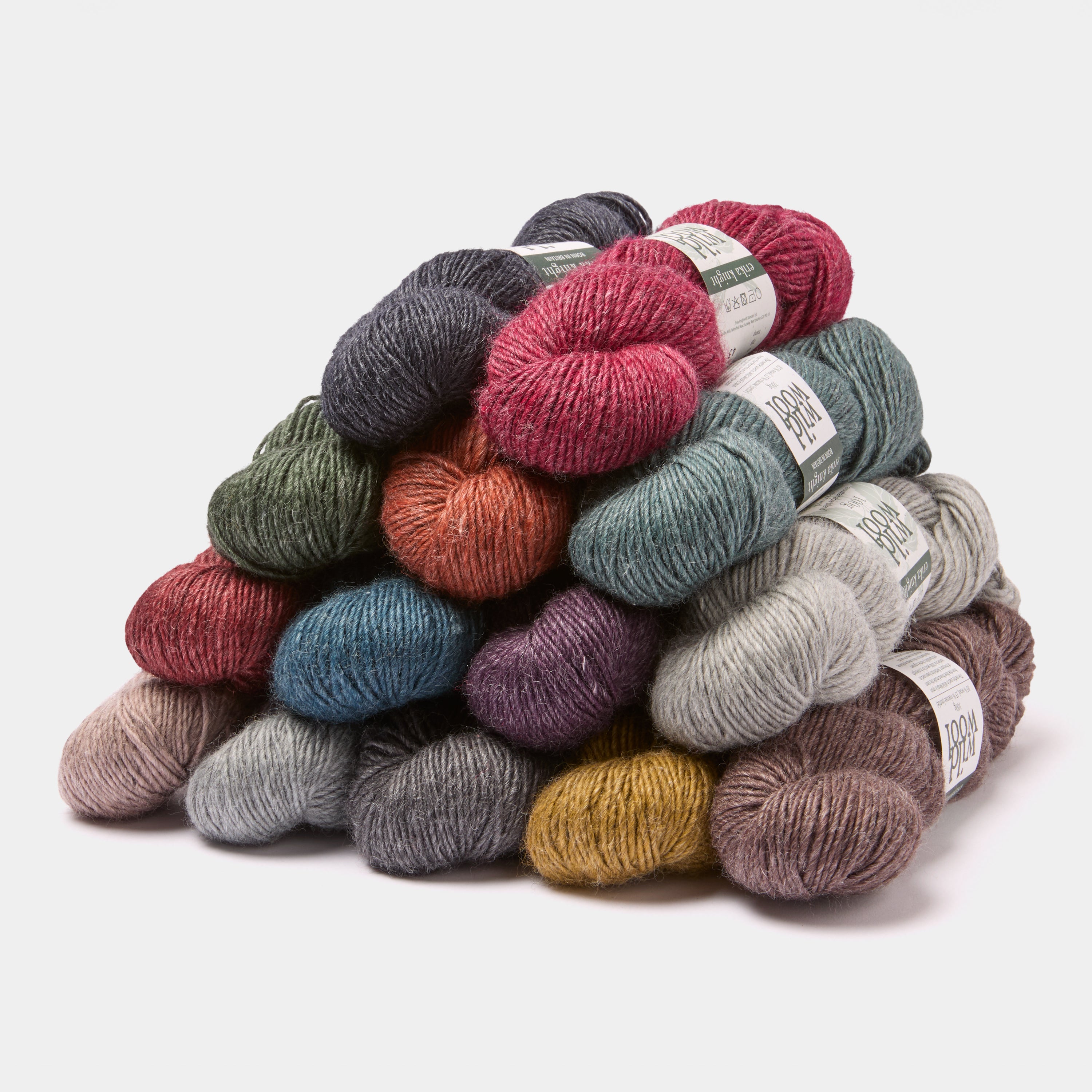 Wild Wool (85% wool, 15% viscose/nettle) – Row House Yarn