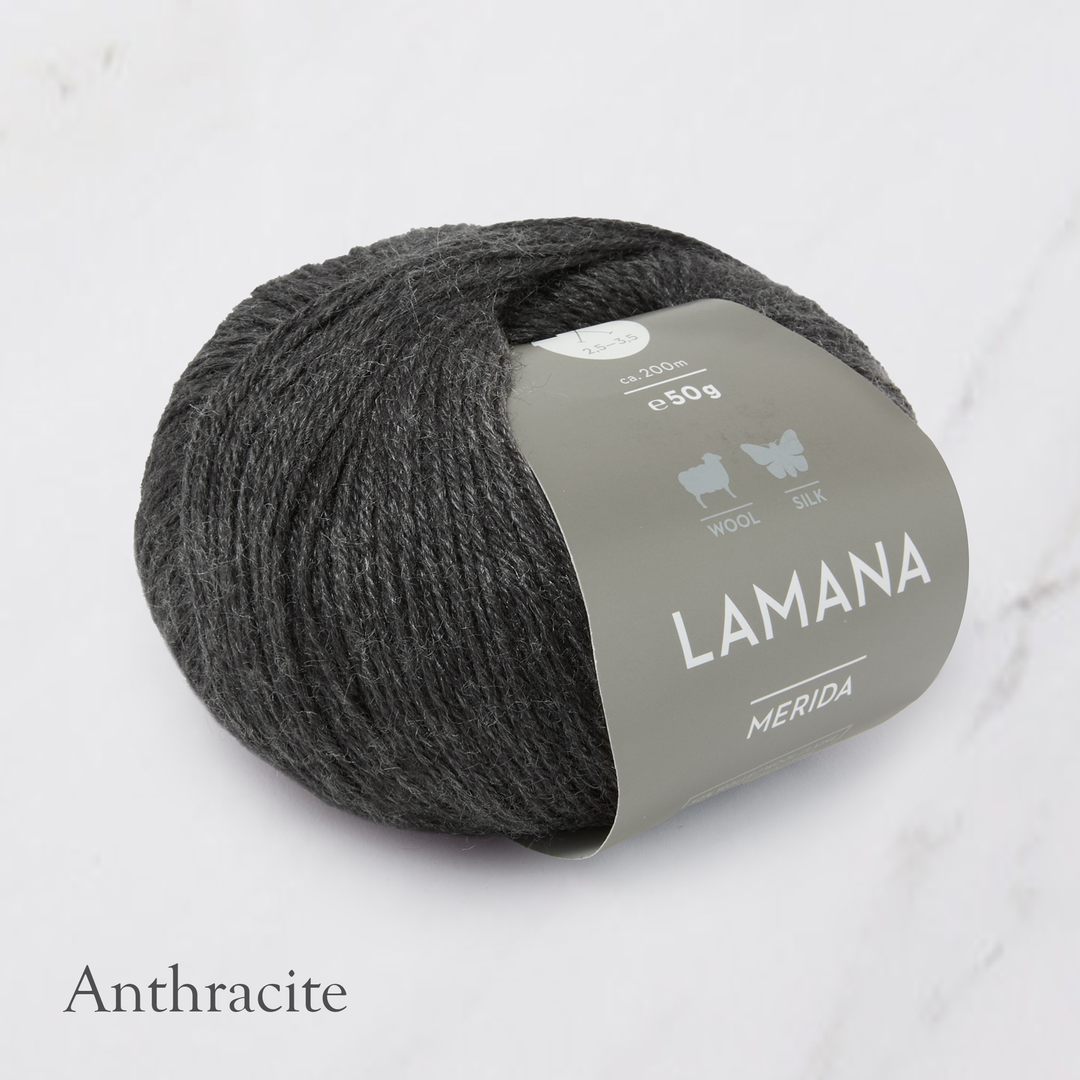 Merida (50% wool, 25% silk, 25% polyamide)