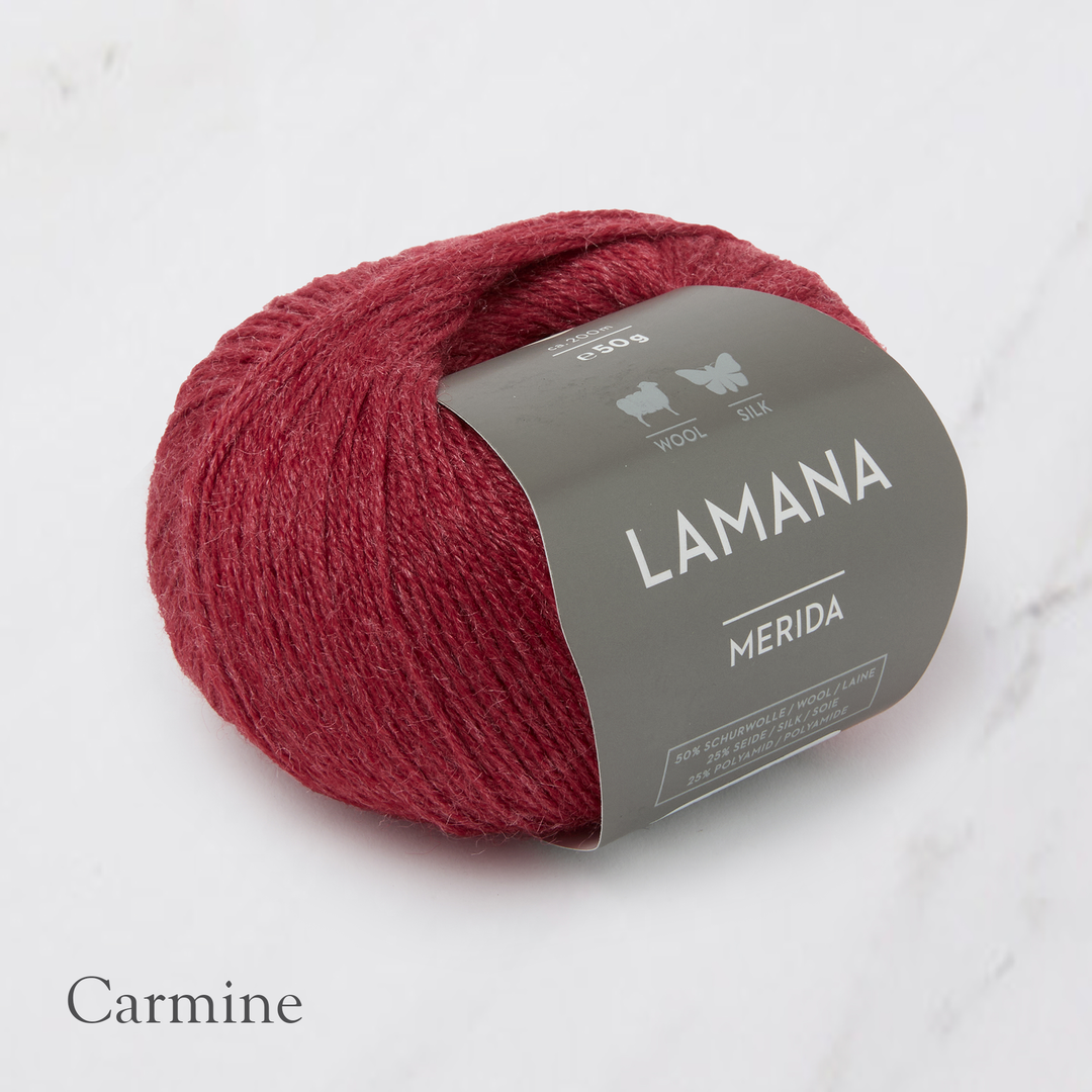 Merida (50% wool, 25% silk, 25% polyamide)