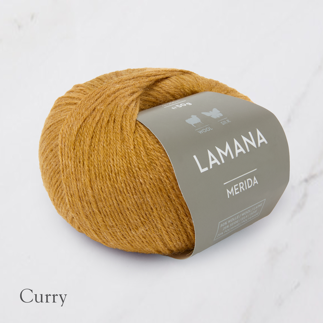 Merida (50% wool, 25% silk, 25% polyamide)