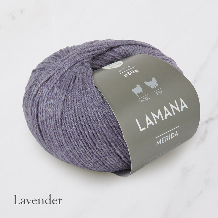 Merida (50% wool, 25% silk, 25% polyamide)