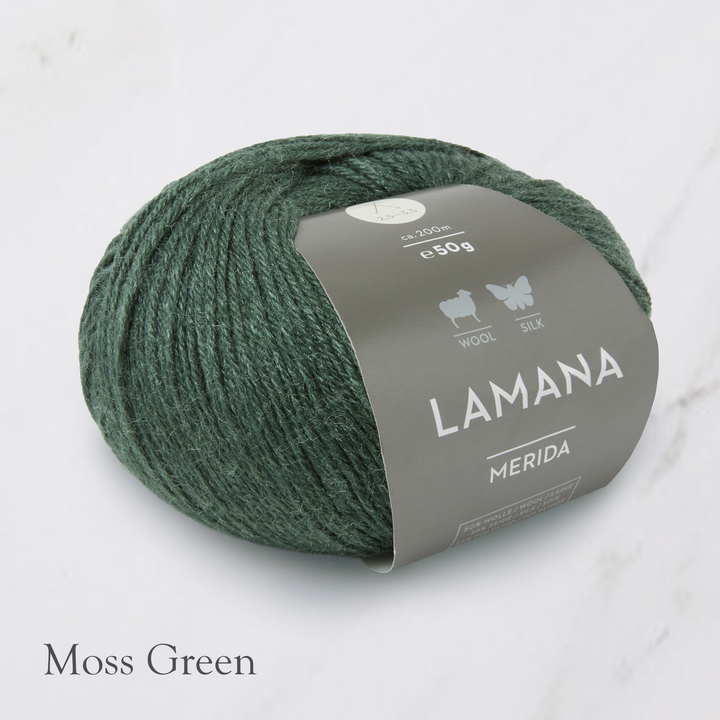 Merida (50% wool, 25% silk, 25% polyamide)