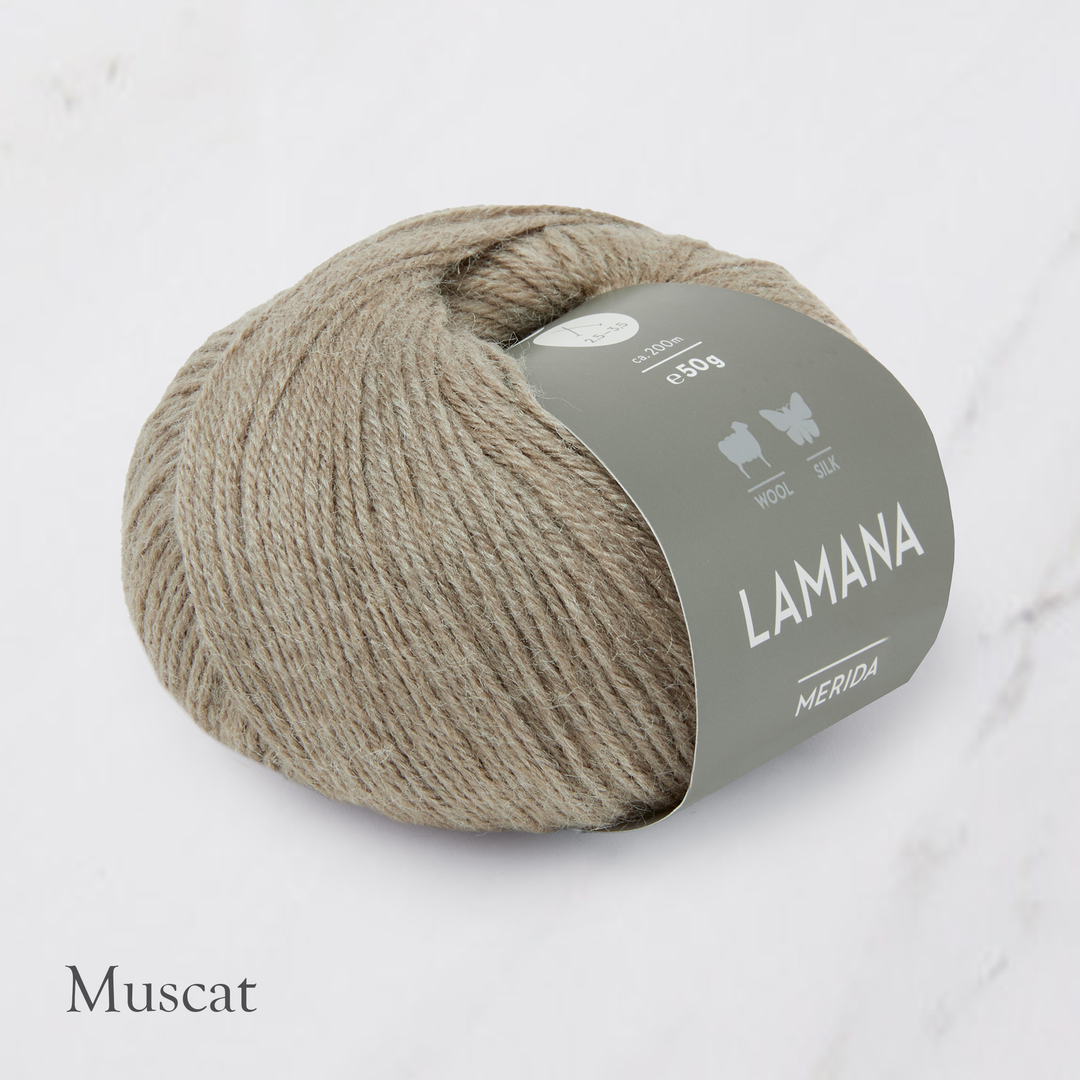 Merida (50% wool, 25% silk, 25% polyamide)