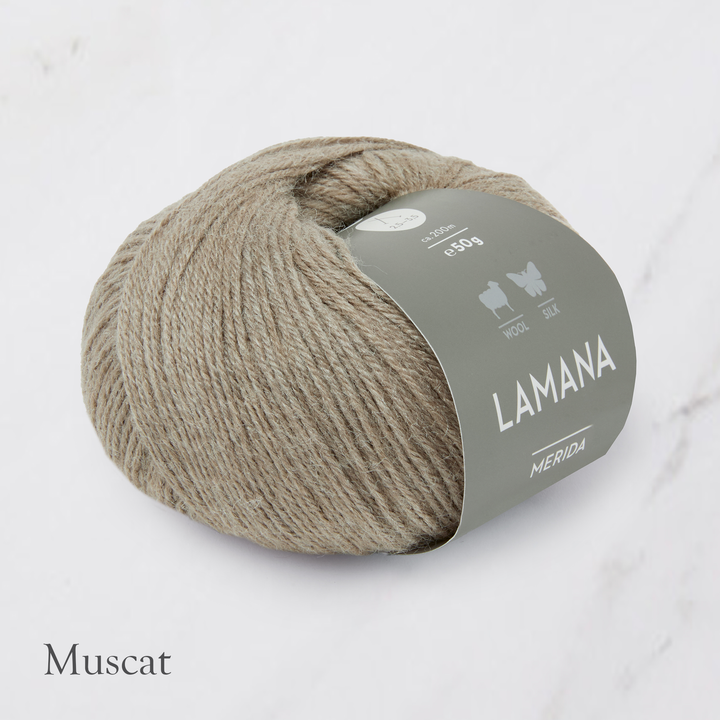 Merida (50% wool, 25% silk, 25% polyamide)