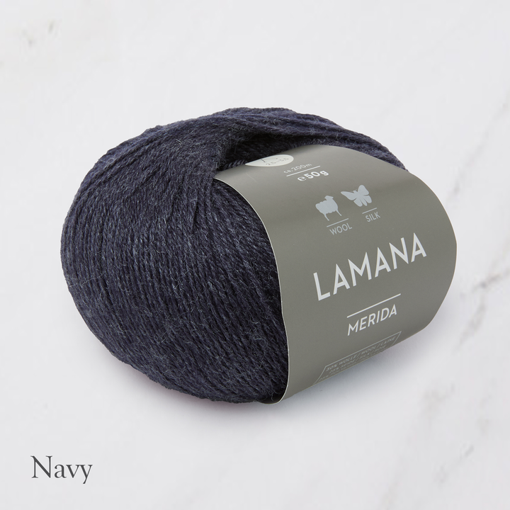 Merida (50% wool, 25% silk, 25% polyamide)