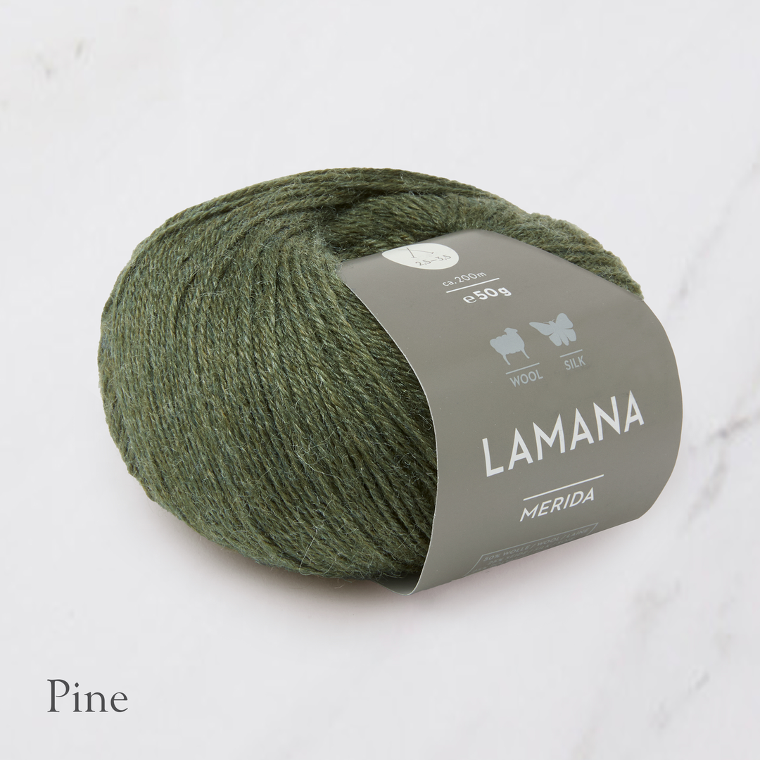Merida (50% wool, 25% silk, 25% polyamide)