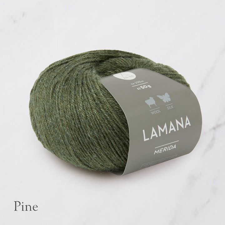 Merida (50% wool, 25% silk, 25% polyamide)