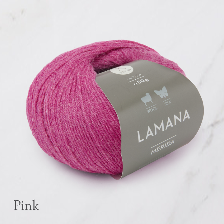 Merida (50% wool, 25% silk, 25% polyamide)