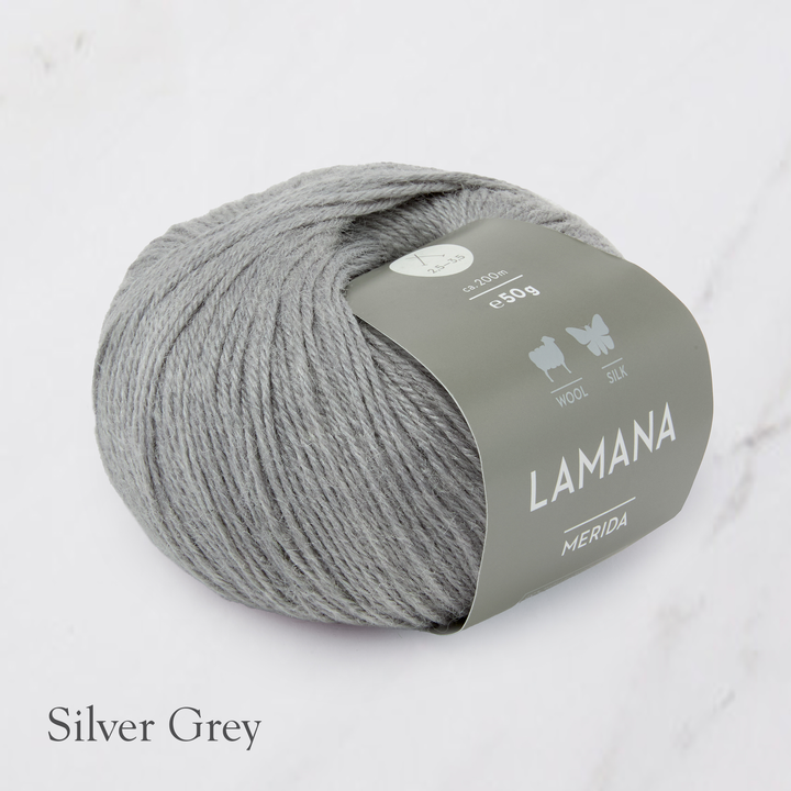 Merida (50% wool, 25% silk, 25% polyamide)