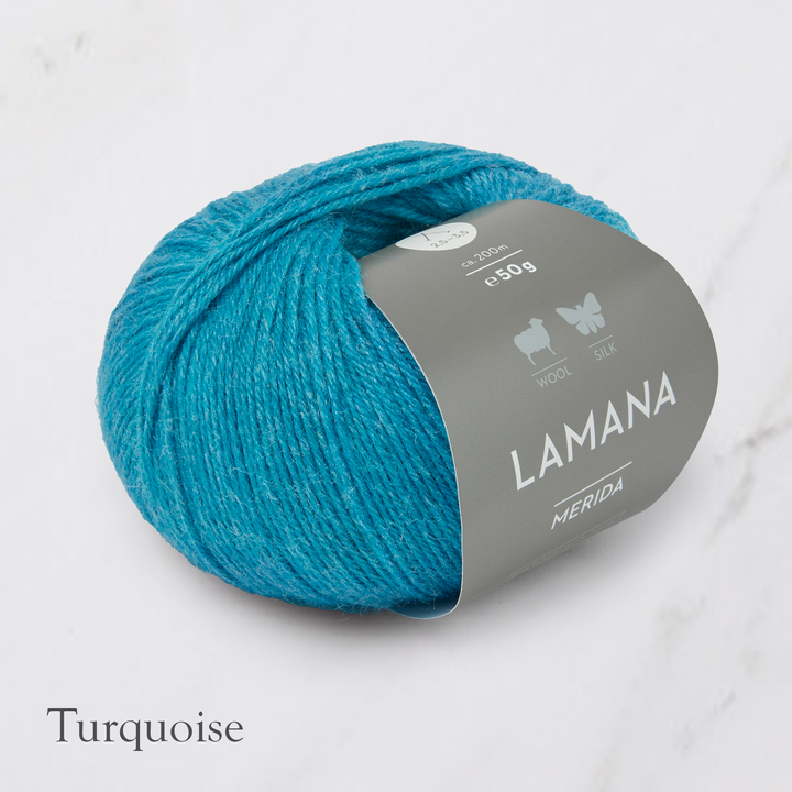 Merida (50% wool, 25% silk, 25% polyamide)