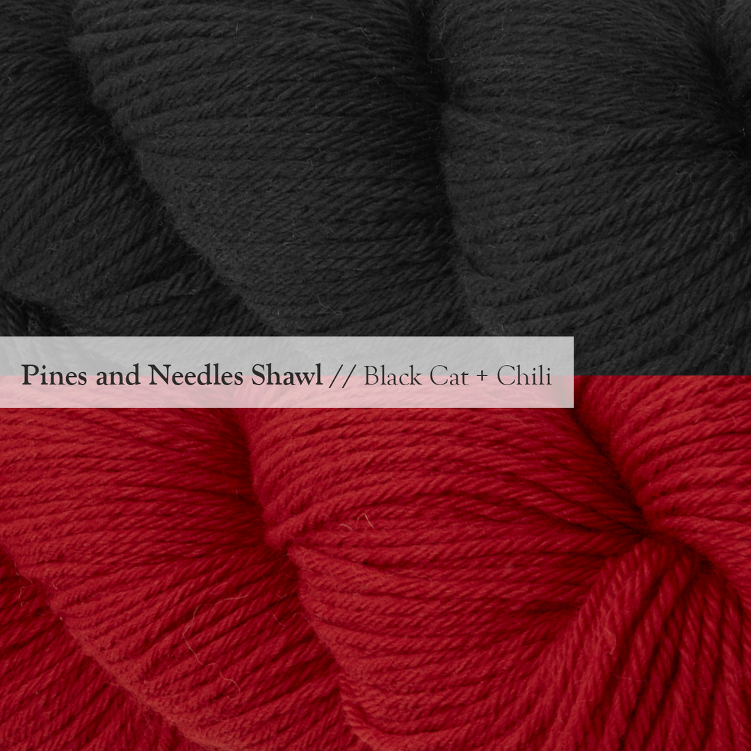 Pines & Needles Shawl Kit