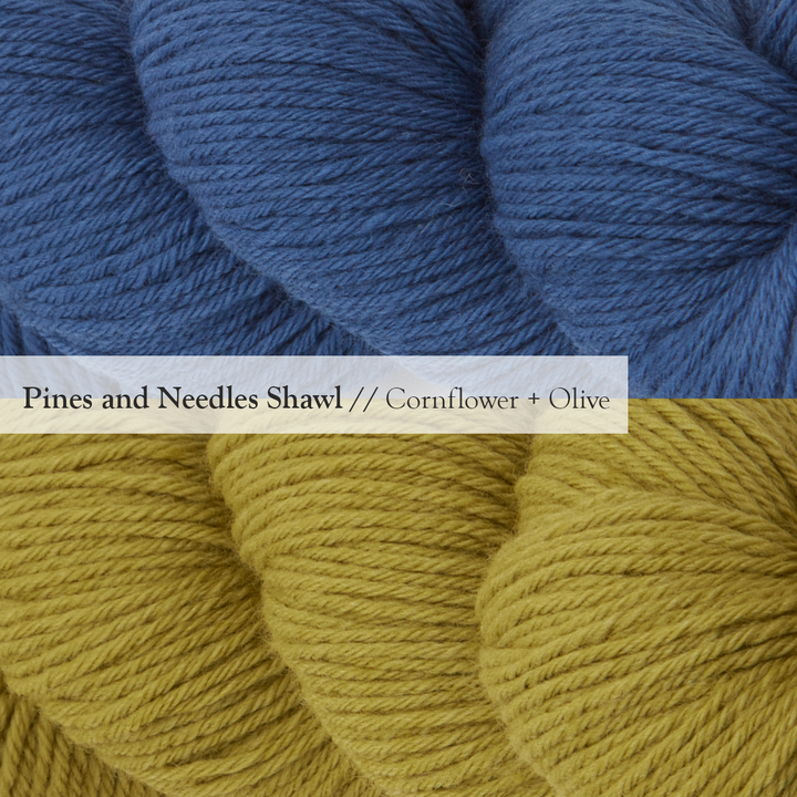 Pines & Needles Shawl Kit