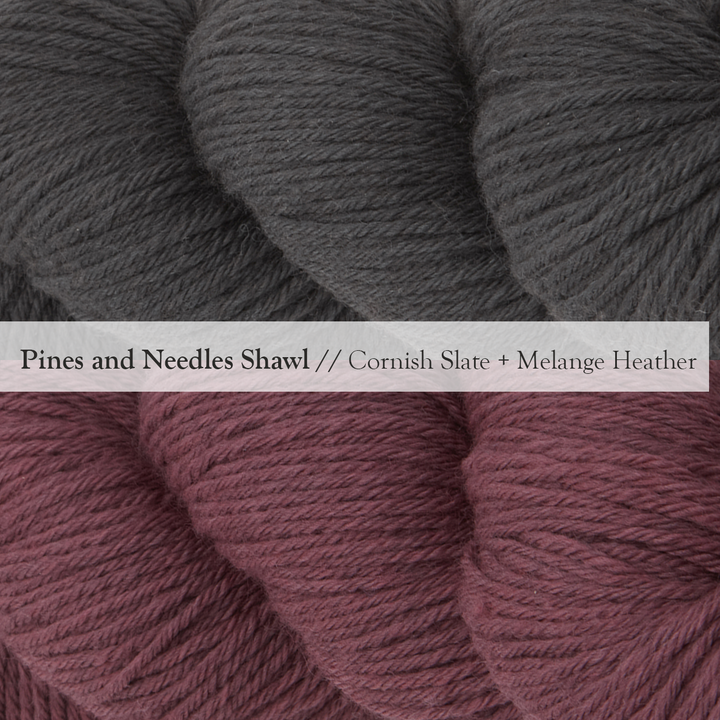 Pines & Needles Shawl Kit