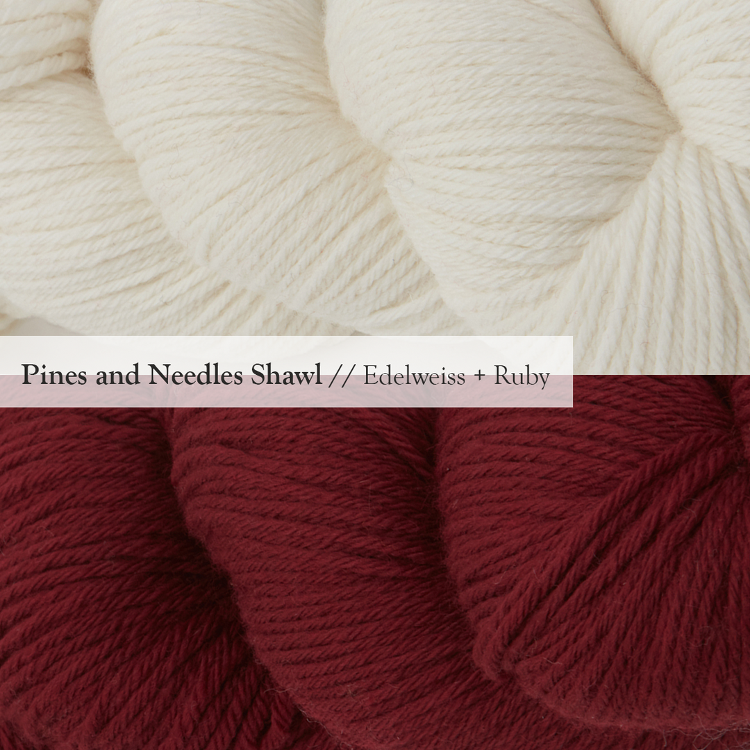 Pines & Needles Shawl Kit