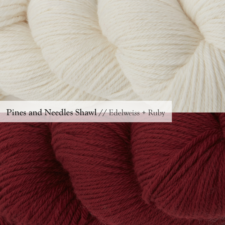 Pines & Needles Shawl Kit