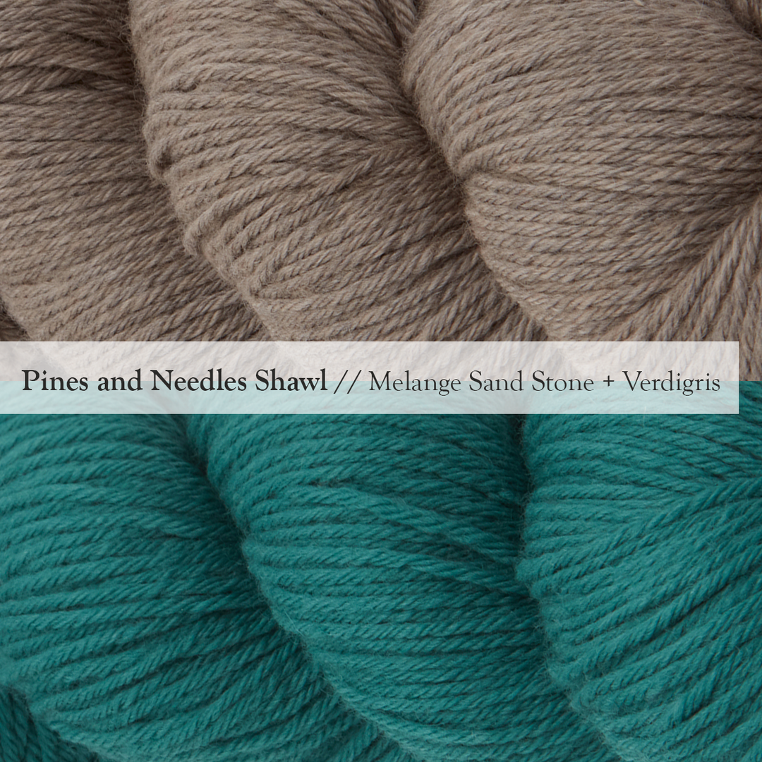 Pines & Needles Shawl Kit
