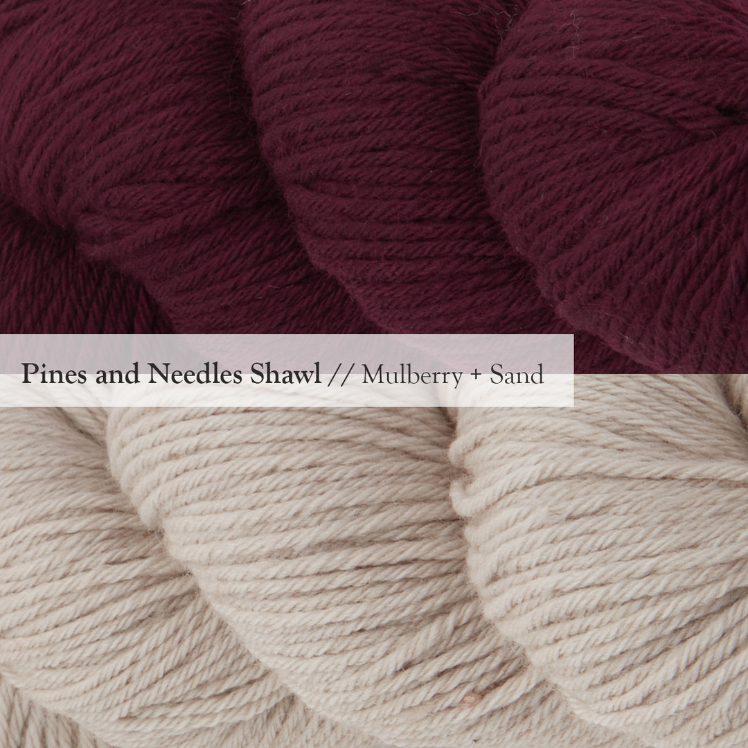 Pines & Needles Shawl Kit
