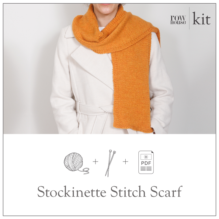 Stockinette Stitch Scarf Kit