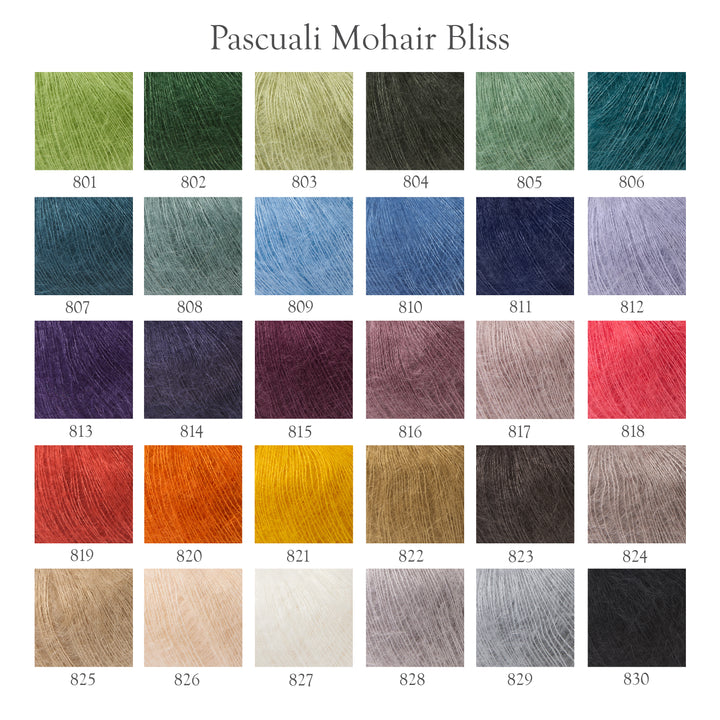 Mohair Bliss (60% kid mohair, 40% silk)