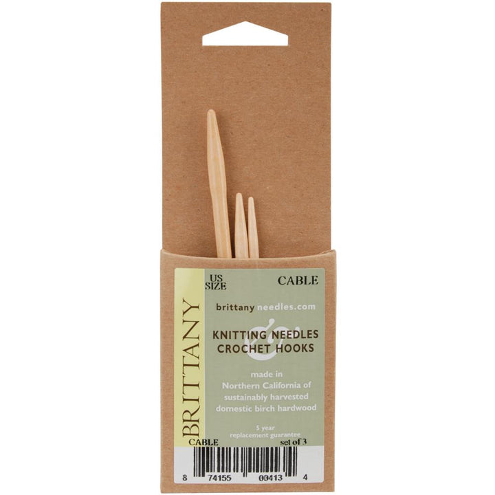 Brittany Cable Knitting Needles 3.75" 3/Pkg