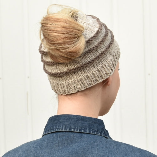 Ponytail Hat from Greenwood Hill Farm